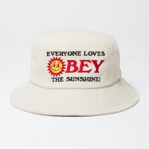 Obey sunshine corduroy bucket hat.